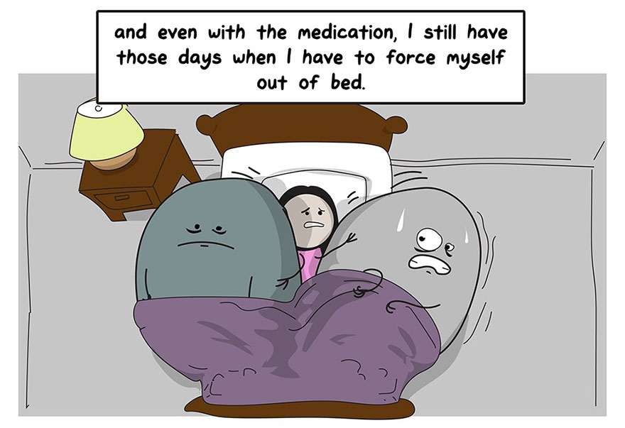 This Comic Perfectly Captures What Dealing with Depression and Anxiety Is  Like - Learning Mind
