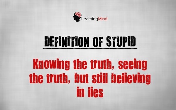 definition of stupid