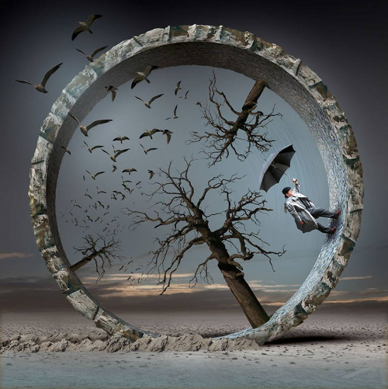 surreal illustrations igor morski wheel