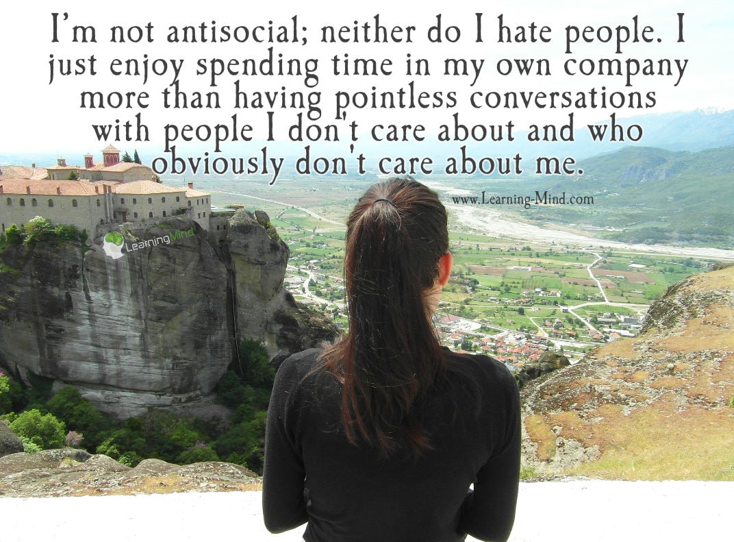 I’m not antisocial