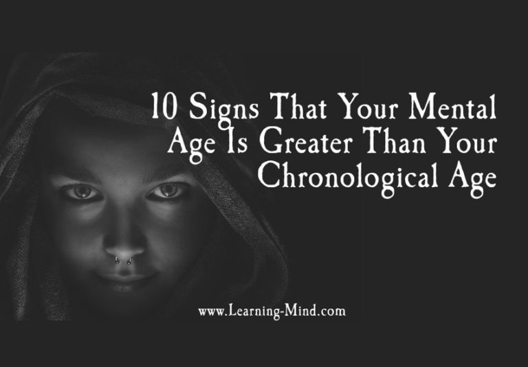 Read more about the article 10 Signs That Your Psychological Age Is Greater Than Your Chronological Age