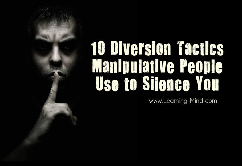 manipulative people diversion tactics