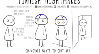 10 Introvert Problems Depicted in the Hilarious Comic Series ‘Finnish Nightmares’