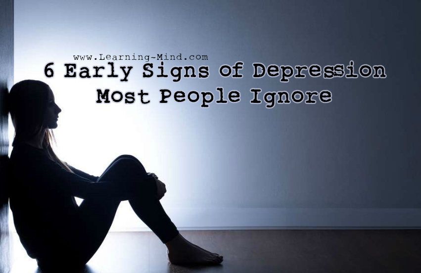 early signs of depression