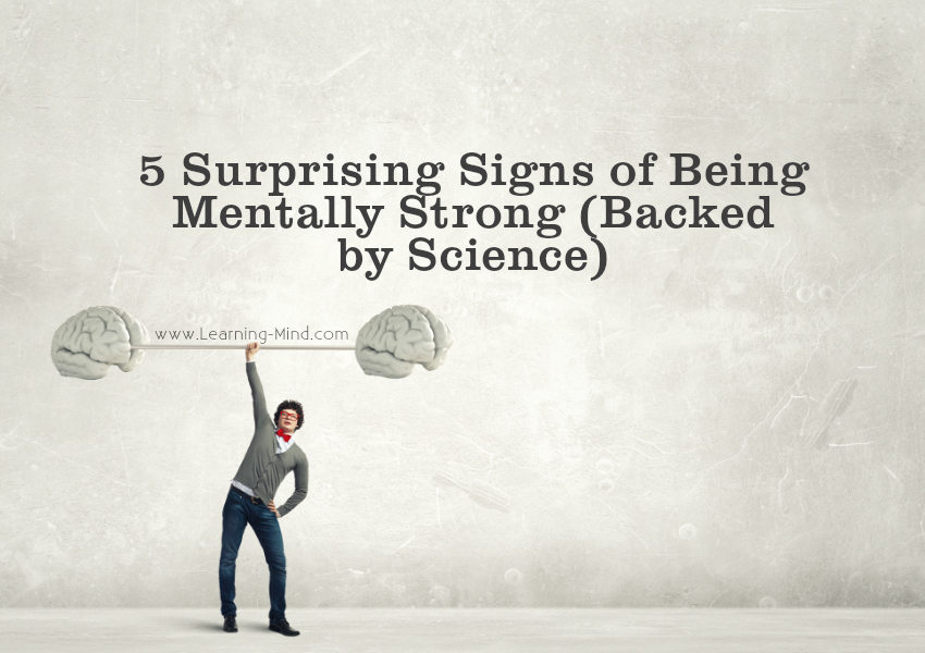 mentally strong signs