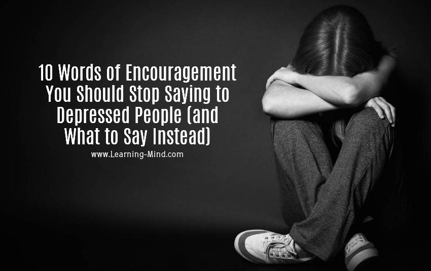 words of encouragement depressed people