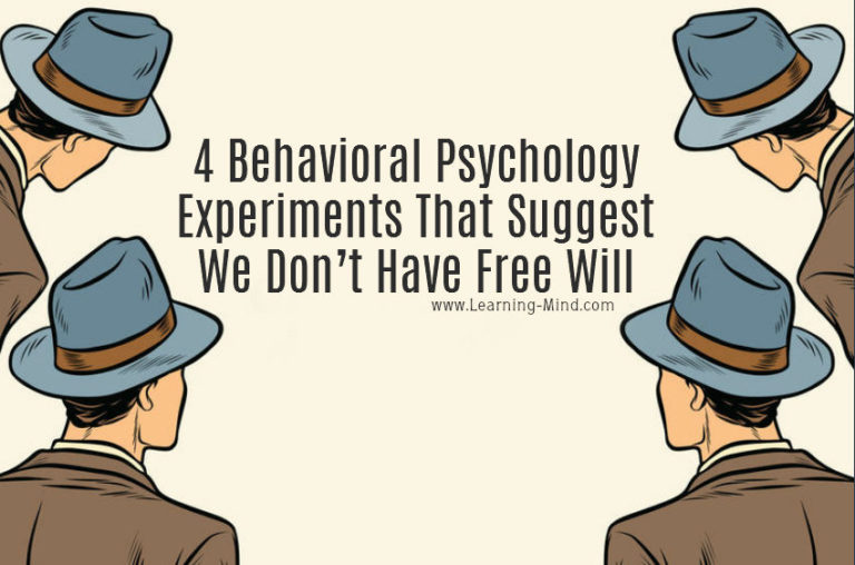 Read more about the article 4 Behavioral Psychology Experiments That Suggest We Don’t Have Free Will
