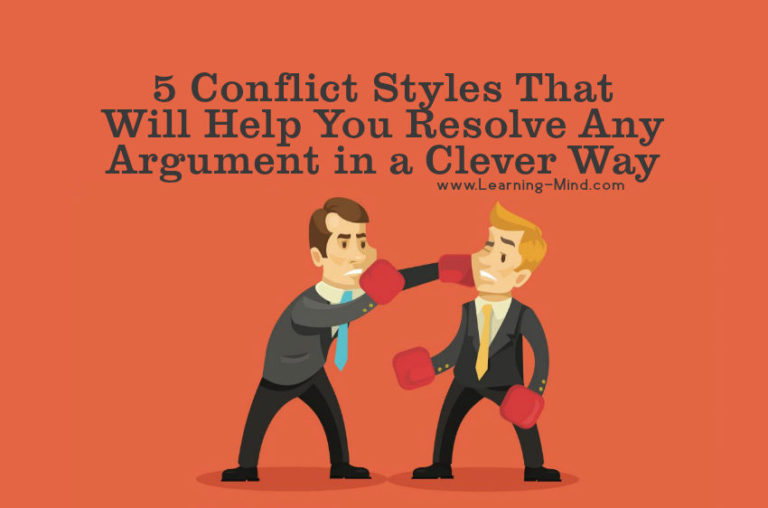 Read more about the article 5 Conflict Styles That Will Help You Resolve Any Argument in a Clever Way