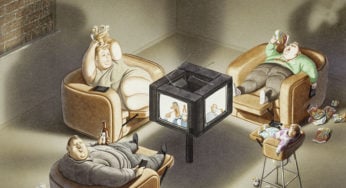 7 Realistic Drawings by Gerhard Haderer That Show the Raw Truth of Today’s Society