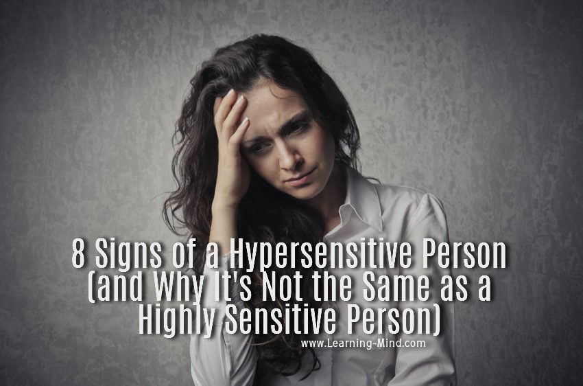 hypersensitive person