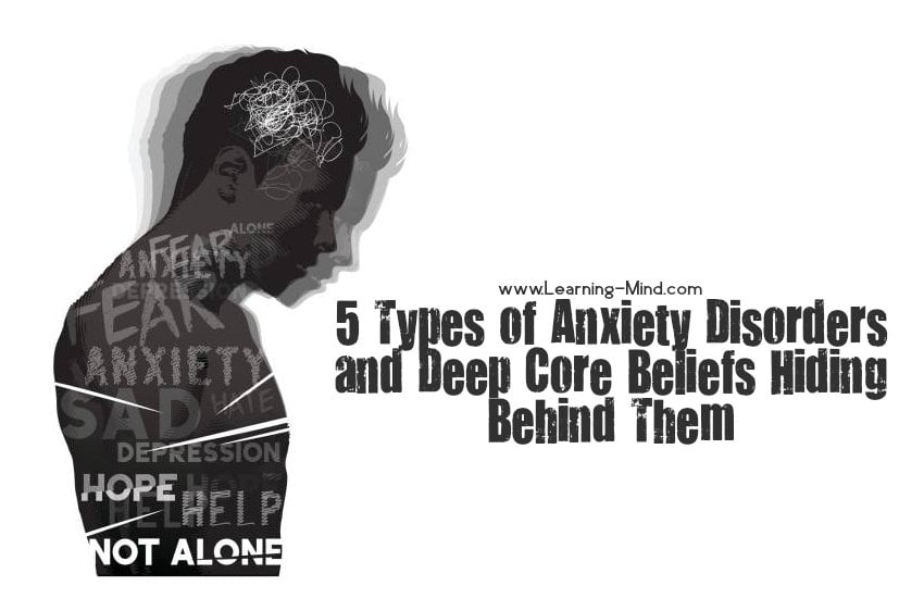 types of anxiety disorders beliefs
