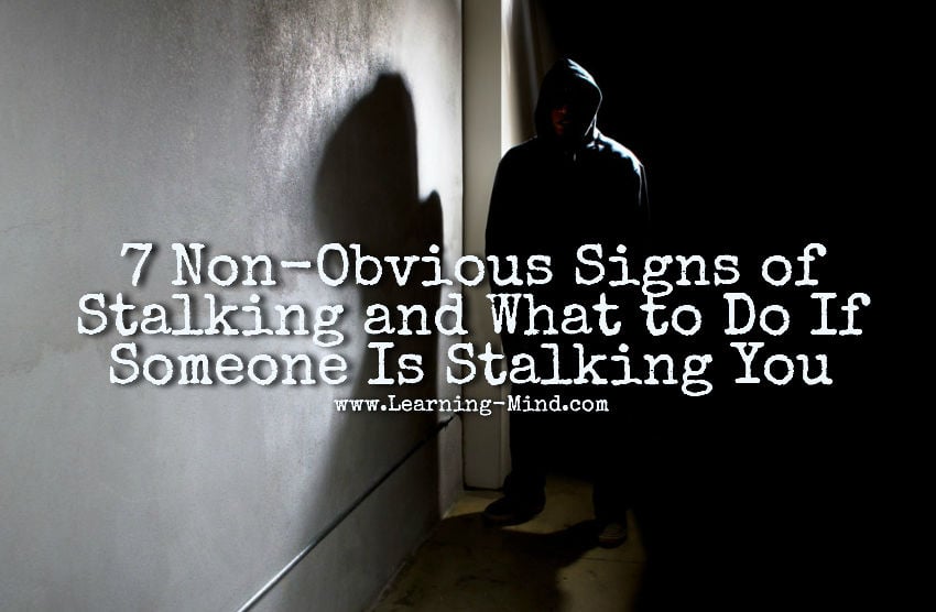signs of stalking