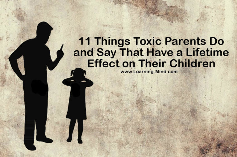 Read more about the article 11 Things Toxic Parents Do and Say That Have a Lifetime Effect on Their Children