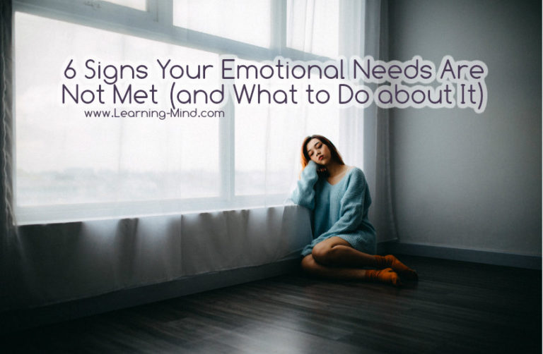 Read more about the article 6 Signs Your Emotional Needs Are Not Met (and What to Do about It)