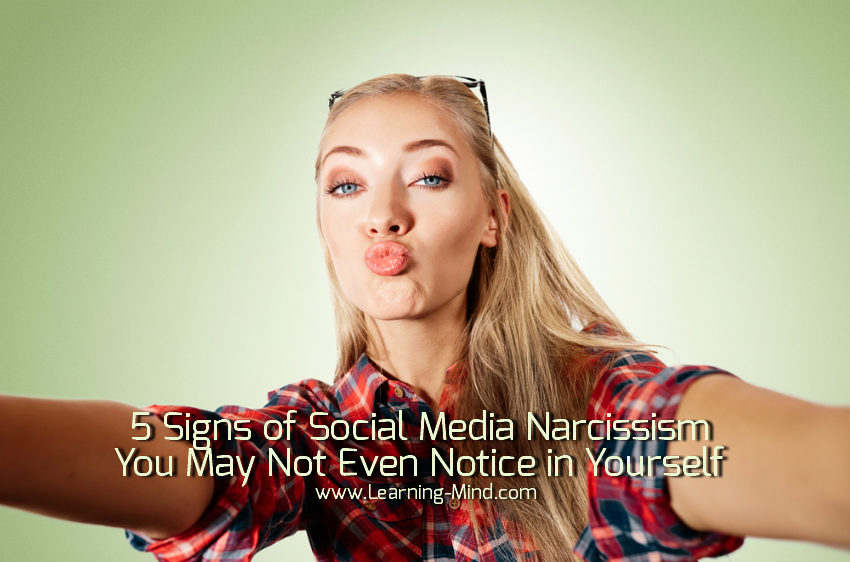 social media narcissism signs