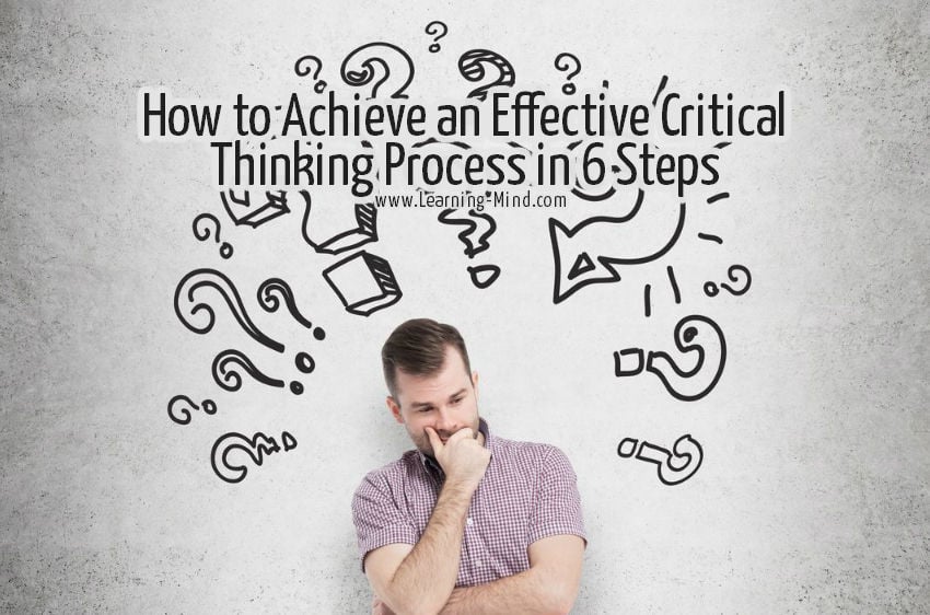 what are the six steps of critical thinking