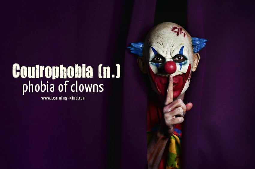 Phobia of Clowns Coulrophobia