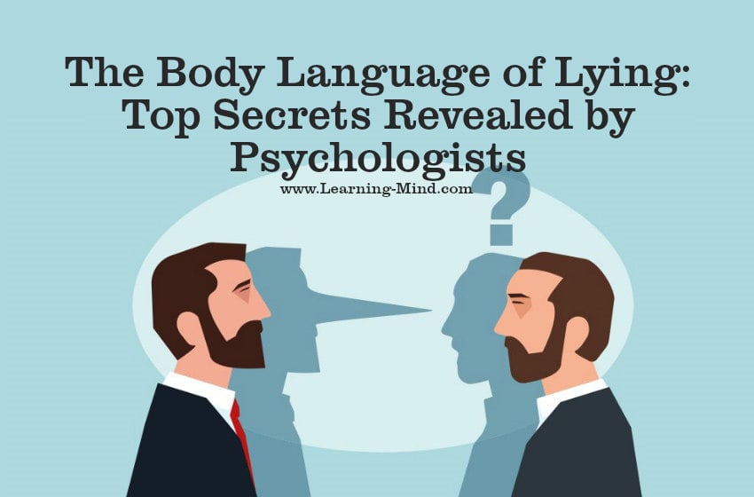 body language of lying