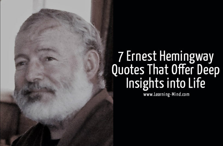 Read more about the article 7 Ernest Hemingway Quotes That Offer Deep Insights into Life