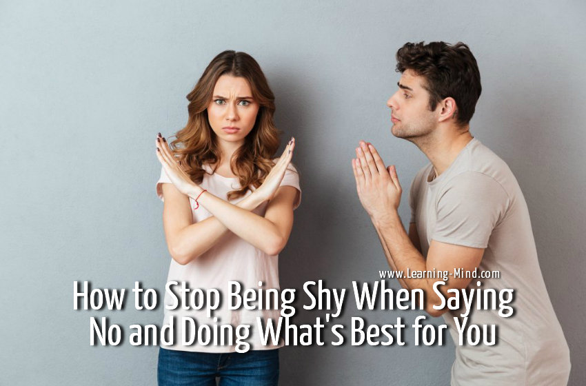 how to stop being shy
