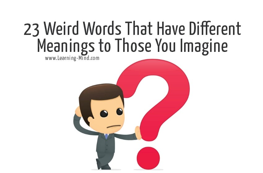 weird words meanings