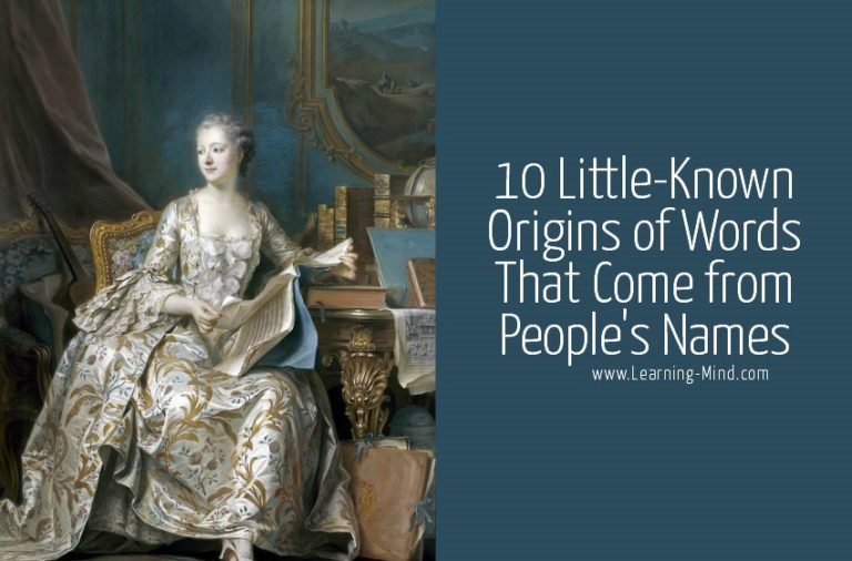 Read more about the article 10 Little-Known Origins of Words That Come from People’s Names