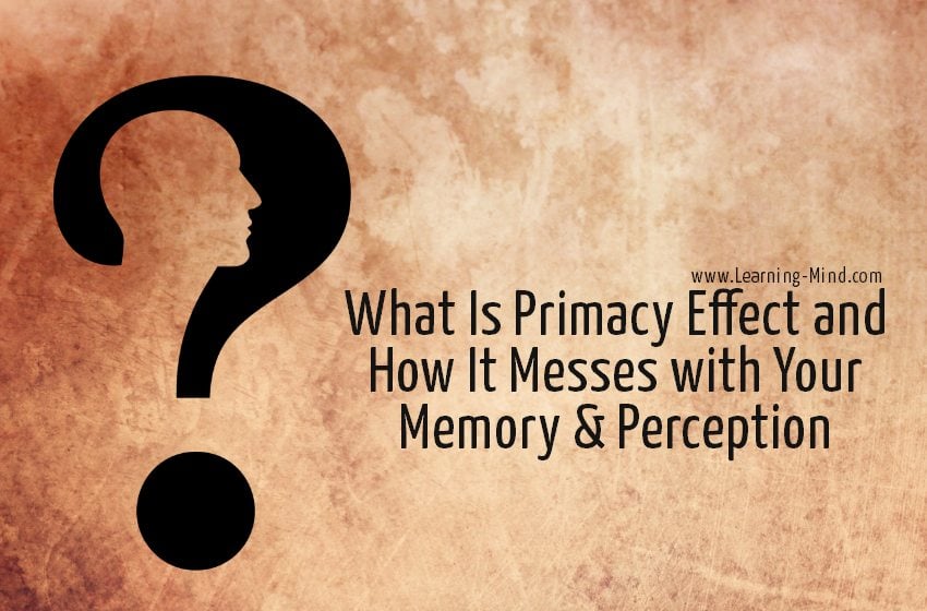 primacy effect memory