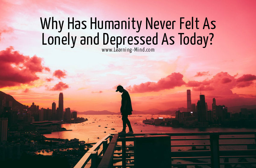 lonely and depressed humanity