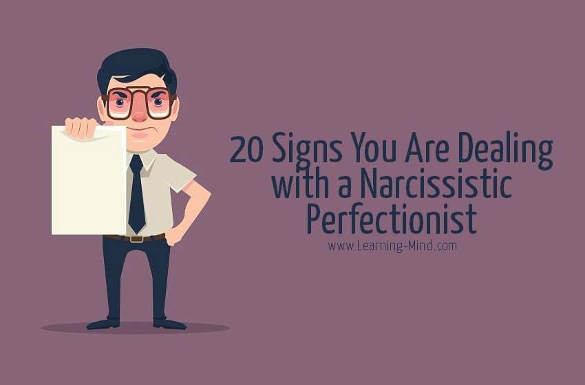Narcissistic Perfectionist signs