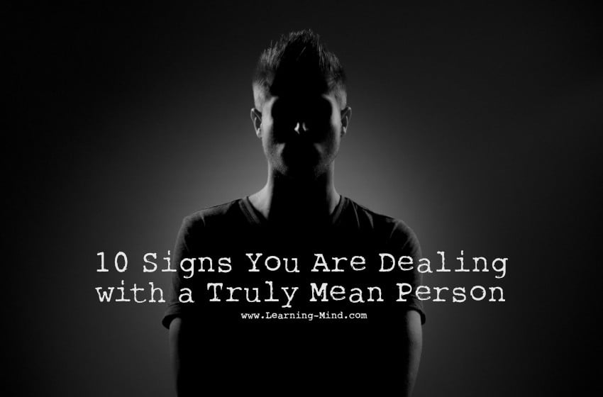 10 Traits of a Mean Person: Are You Dealing with One?