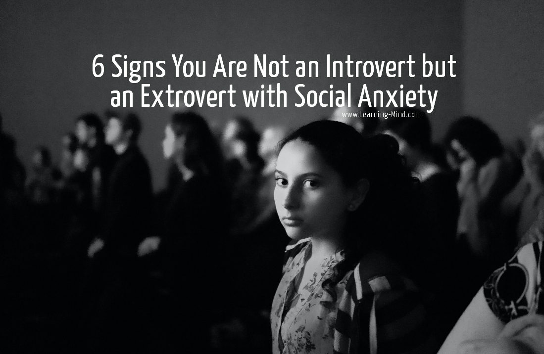extrovert with social anxiety signs