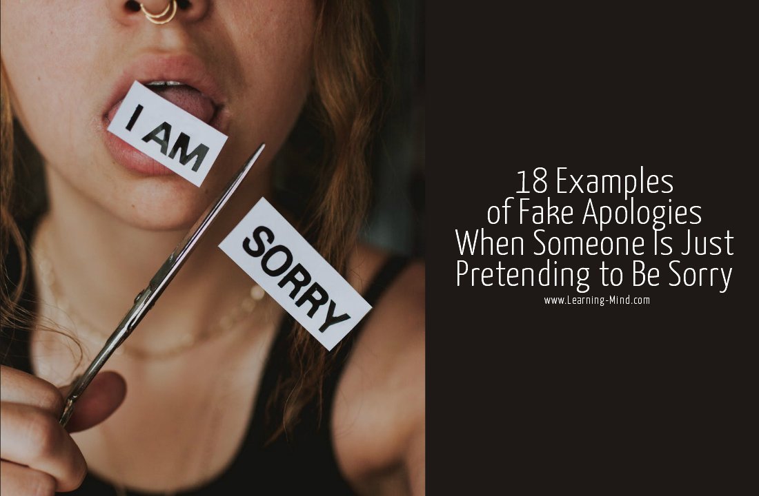 18 Backhanded Apology Examples When Someone Is Not Really Sorry
