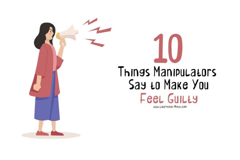 Read more about the article 10 Things Manipulators Say to Make You Feel Guilty